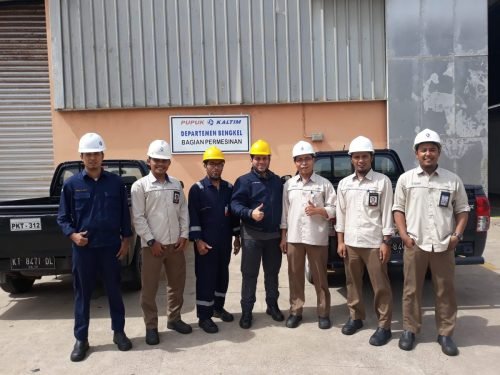 Foto bersama dengan team Pupuk Kaltim